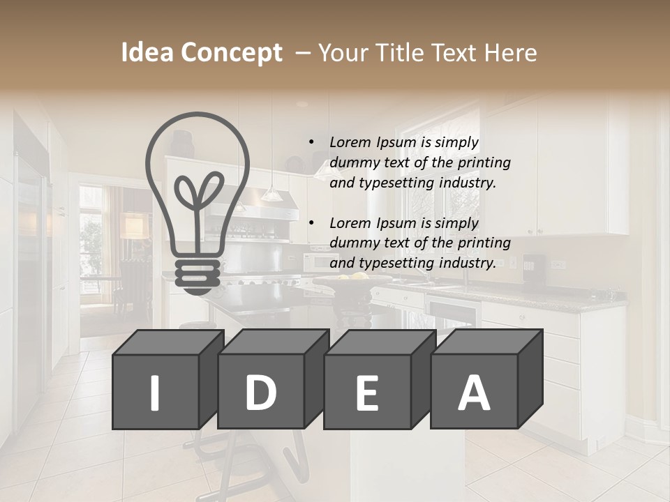 Stove Luxury Family PowerPoint Template