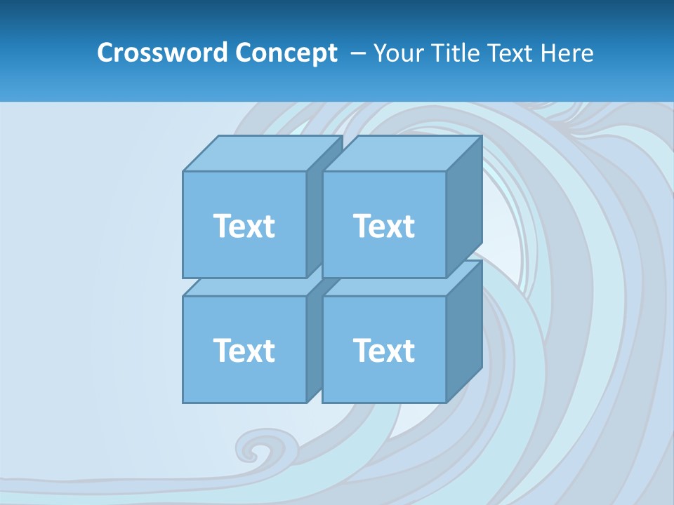 Illustration Tidal Giant PowerPoint Template