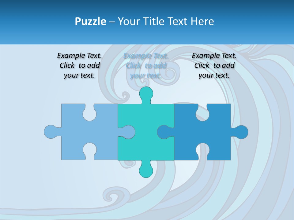 Illustration Tidal Giant PowerPoint Template