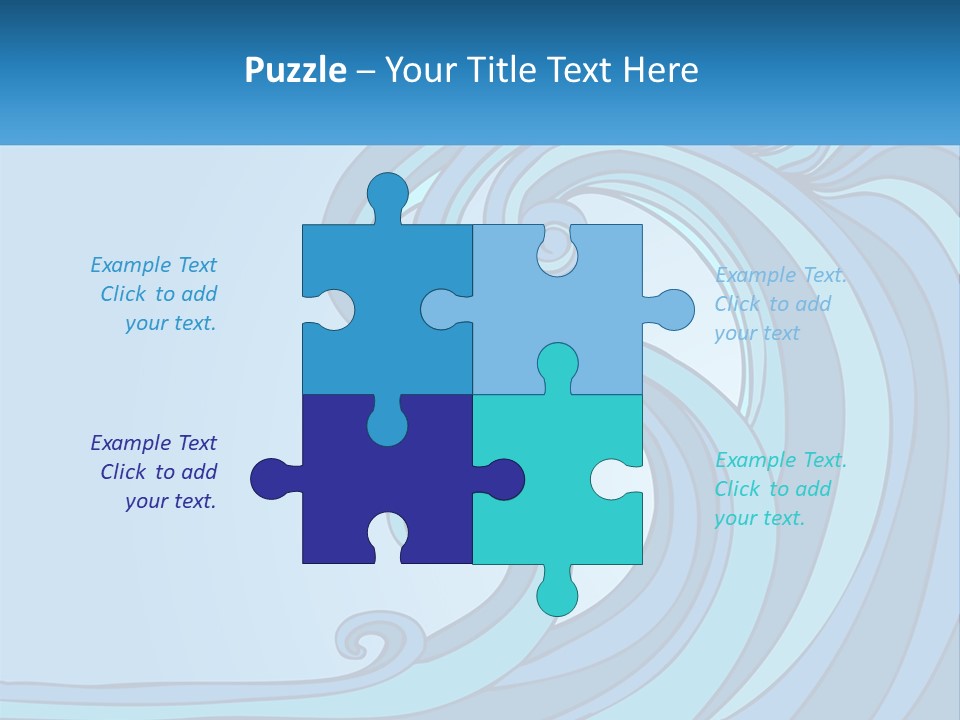 Illustration Tidal Giant PowerPoint Template