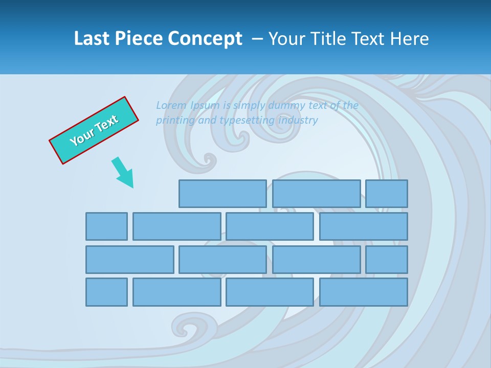 Illustration Tidal Giant PowerPoint Template