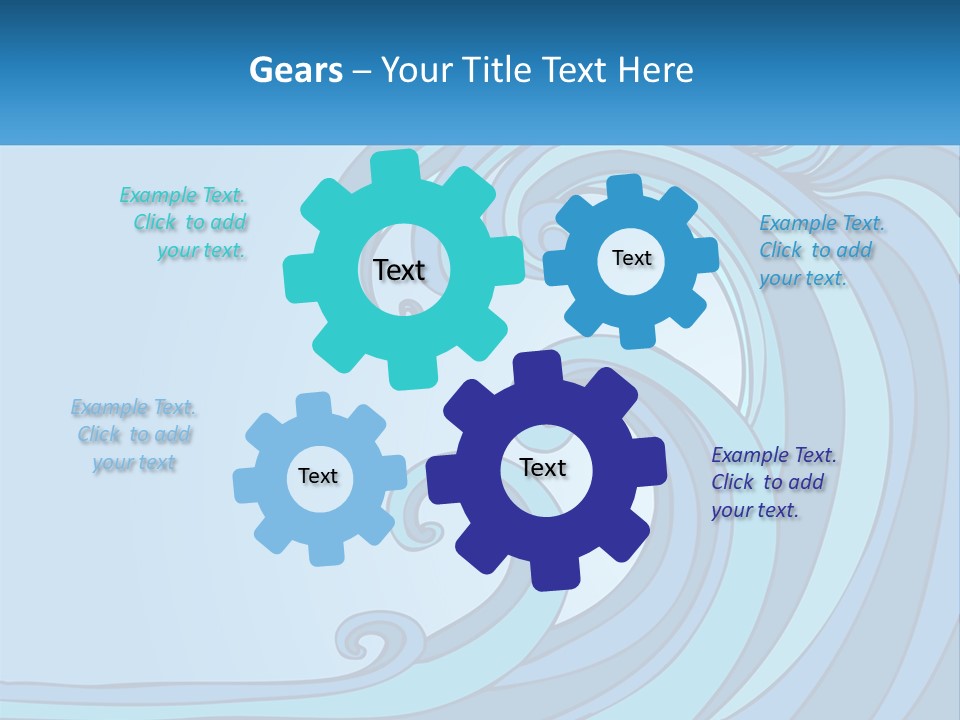 Illustration Tidal Giant PowerPoint Template