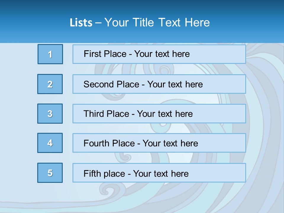 Illustration Tidal Giant PowerPoint Template