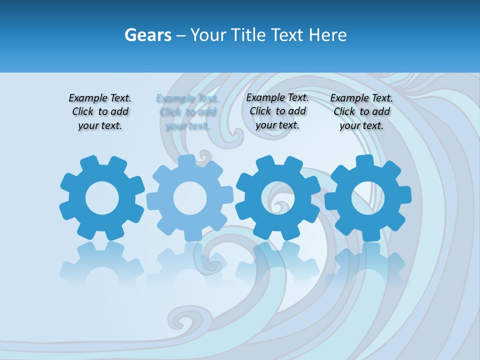 Illustration Tidal Giant PowerPoint Template