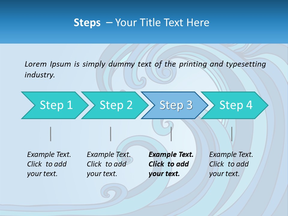 Illustration Tidal Giant PowerPoint Template