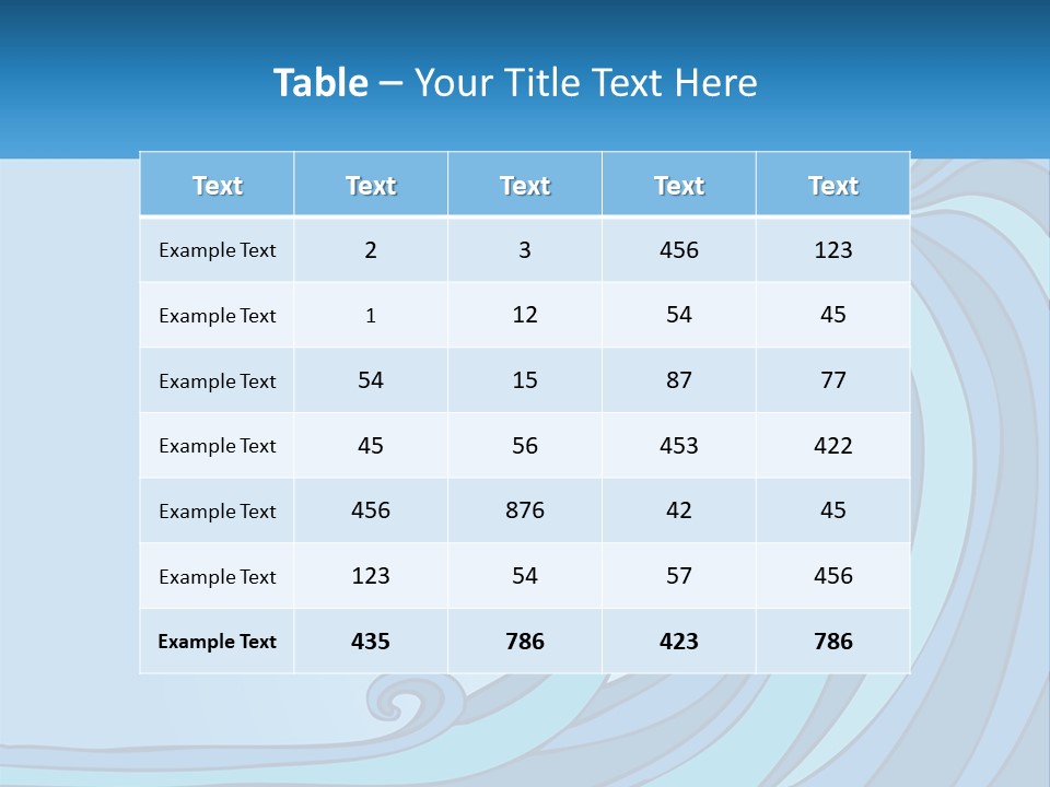 Illustration Tidal Giant PowerPoint Template