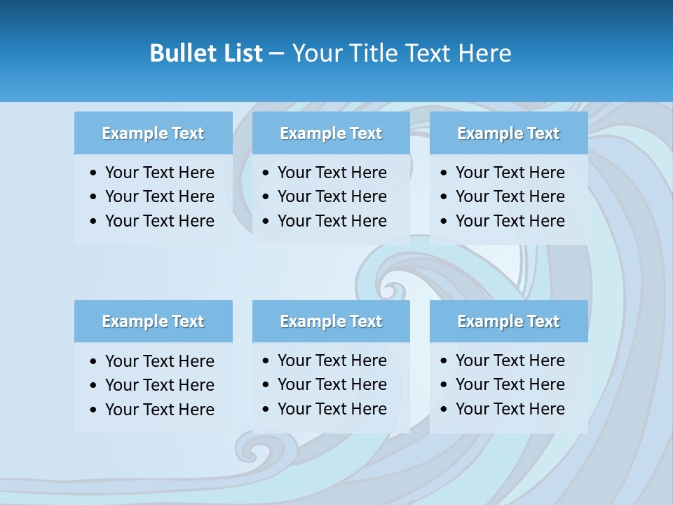 Illustration Tidal Giant PowerPoint Template