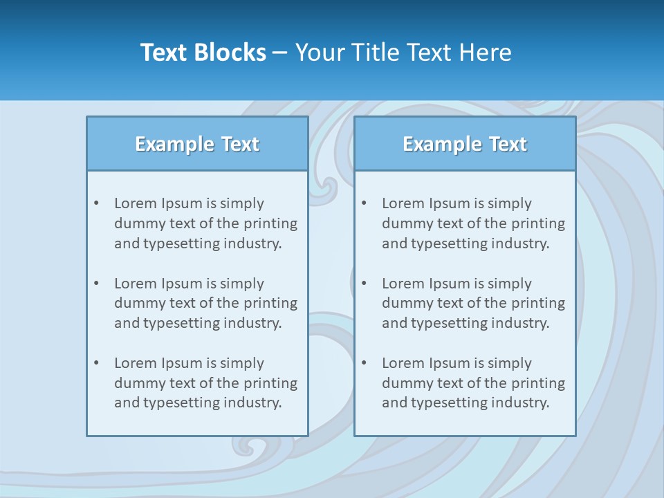 Illustration Tidal Giant PowerPoint Template