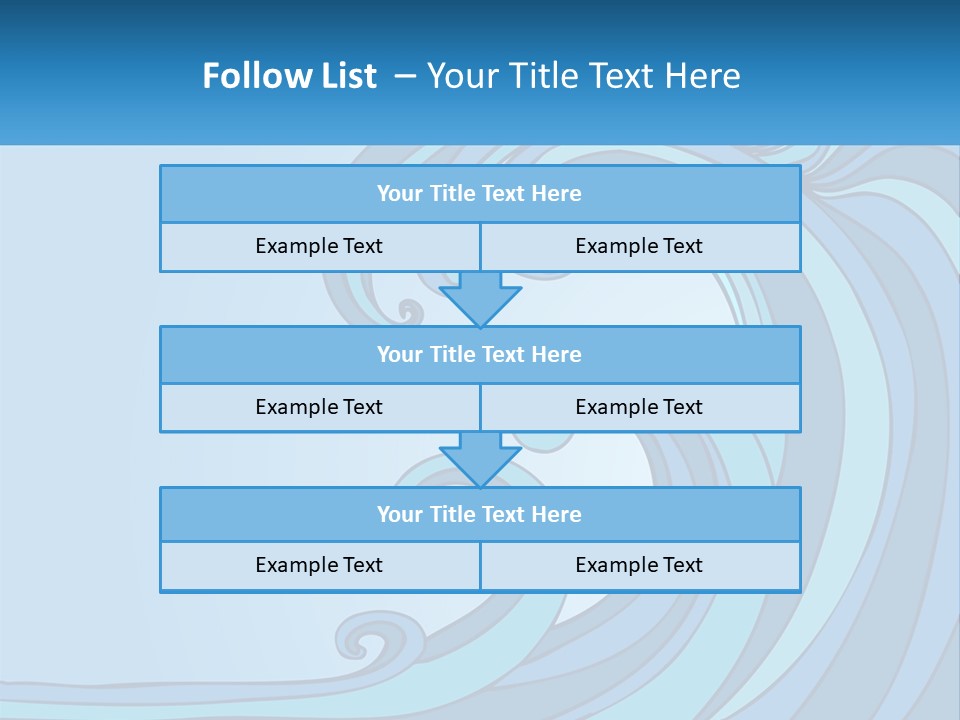 Illustration Tidal Giant PowerPoint Template
