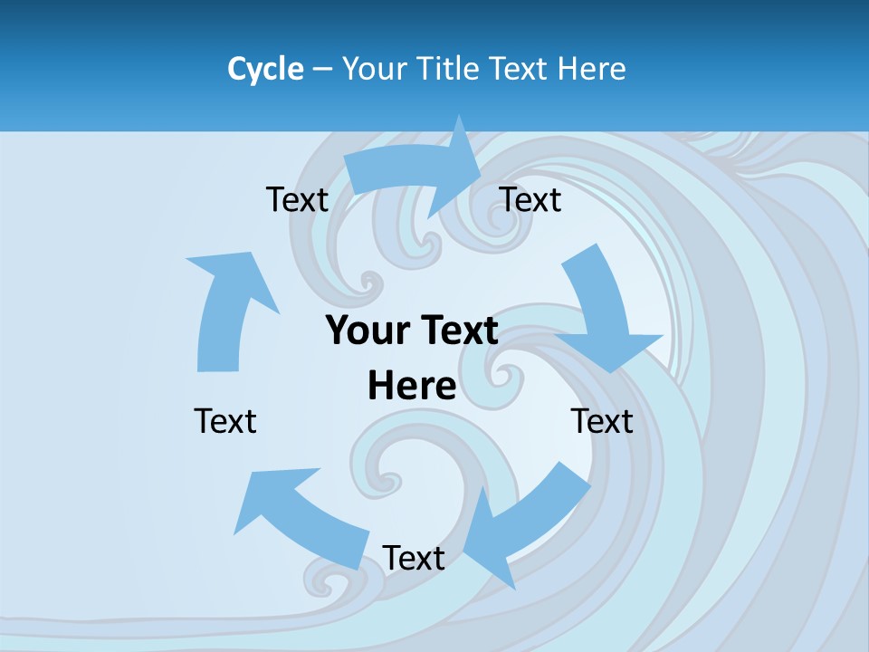 Illustration Tidal Giant PowerPoint Template