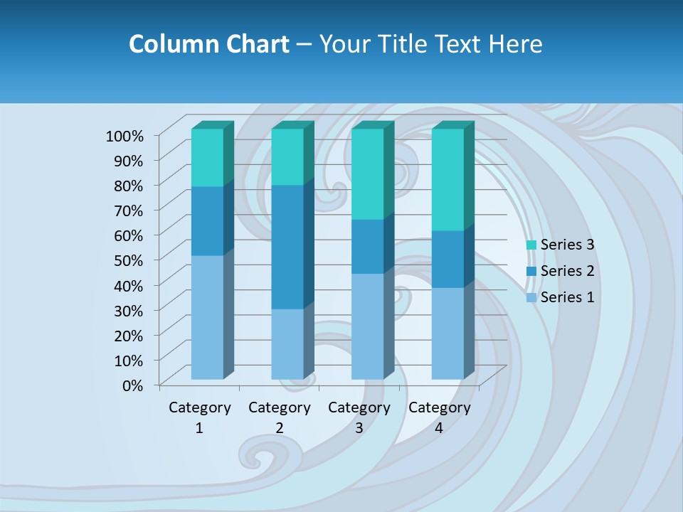 Illustration Tidal Giant PowerPoint Template
