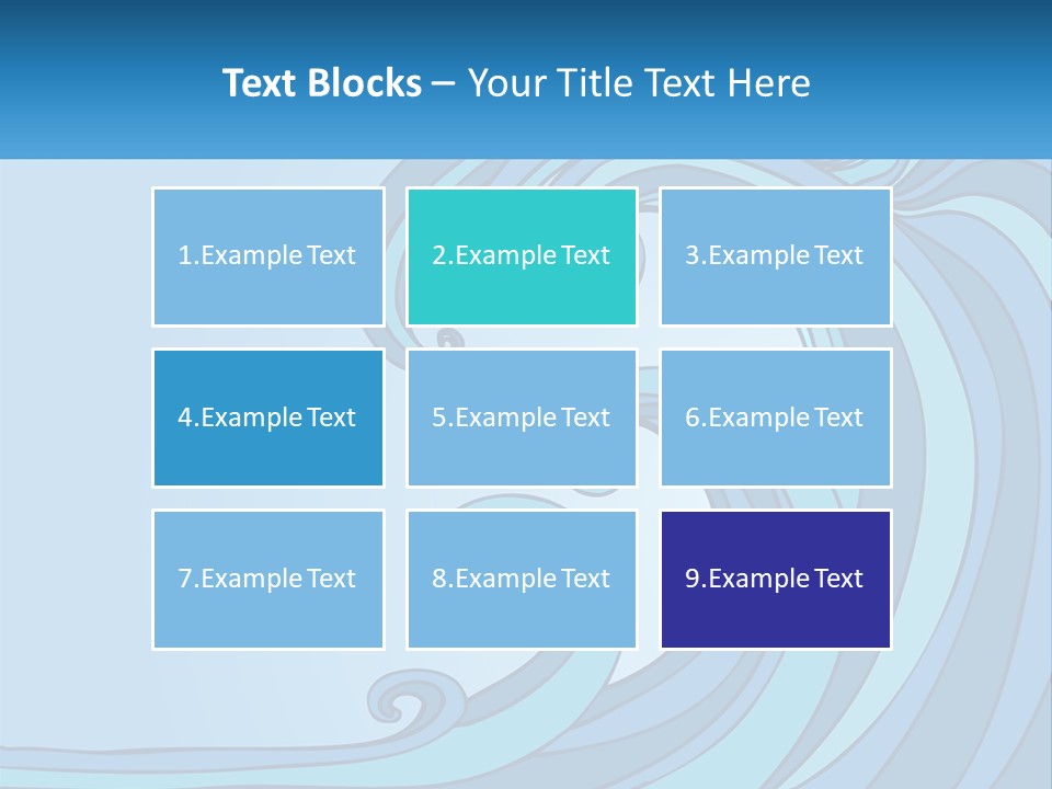 Illustration Tidal Giant PowerPoint Template