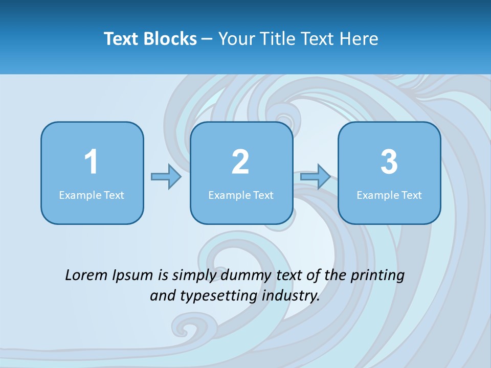 Illustration Tidal Giant PowerPoint Template