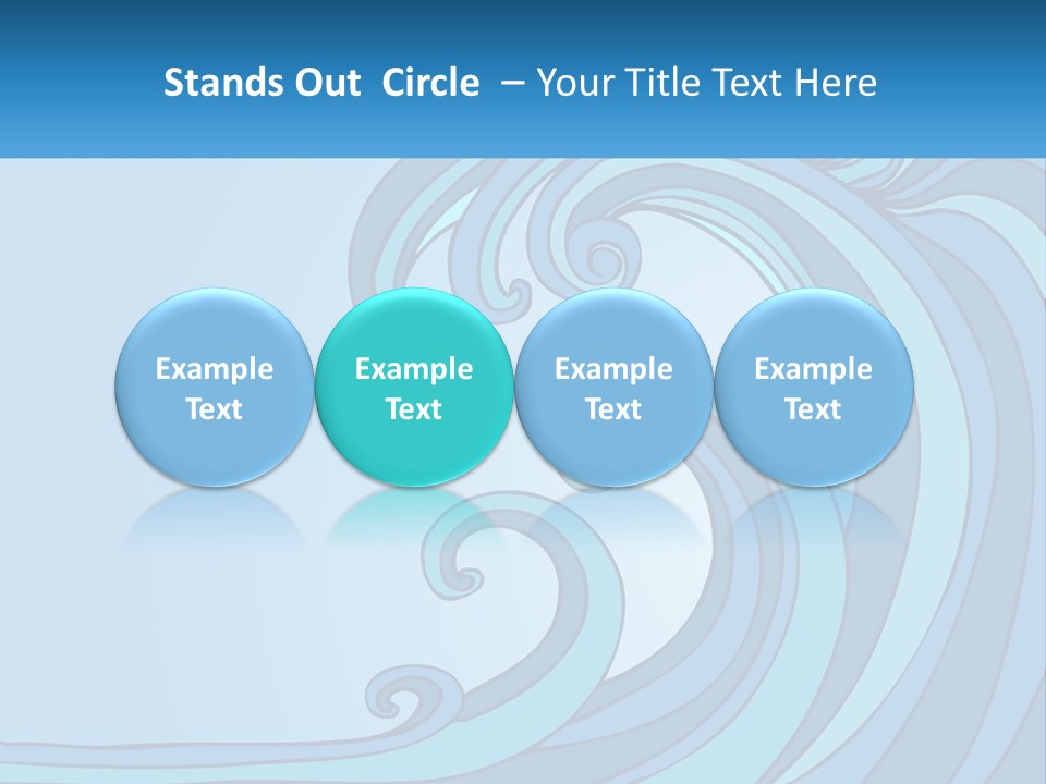 Illustration Tidal Giant PowerPoint Template