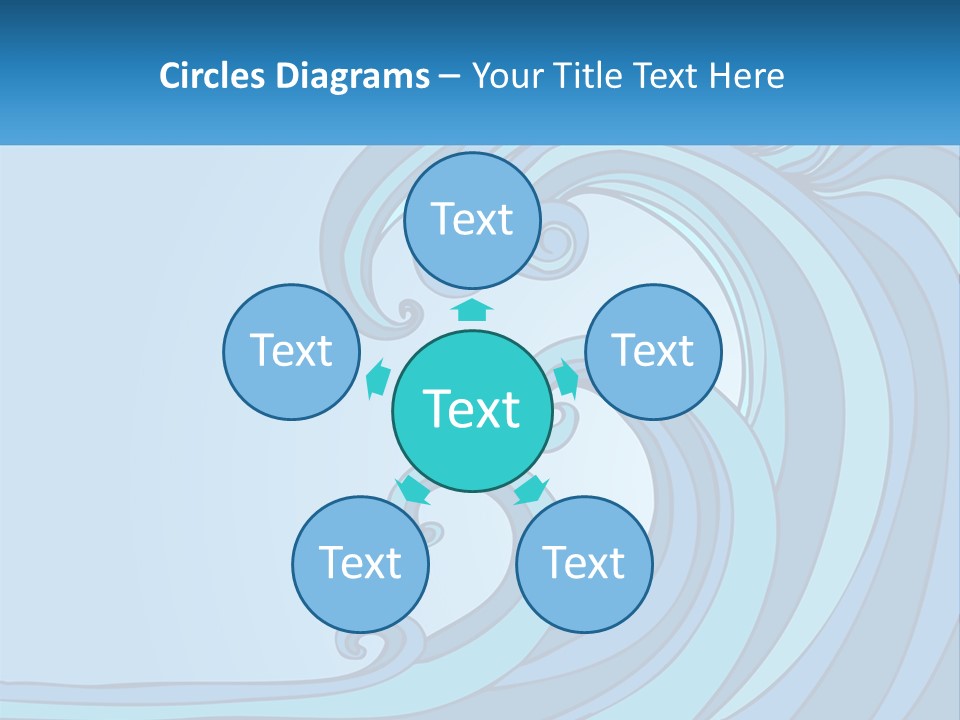 Illustration Tidal Giant PowerPoint Template