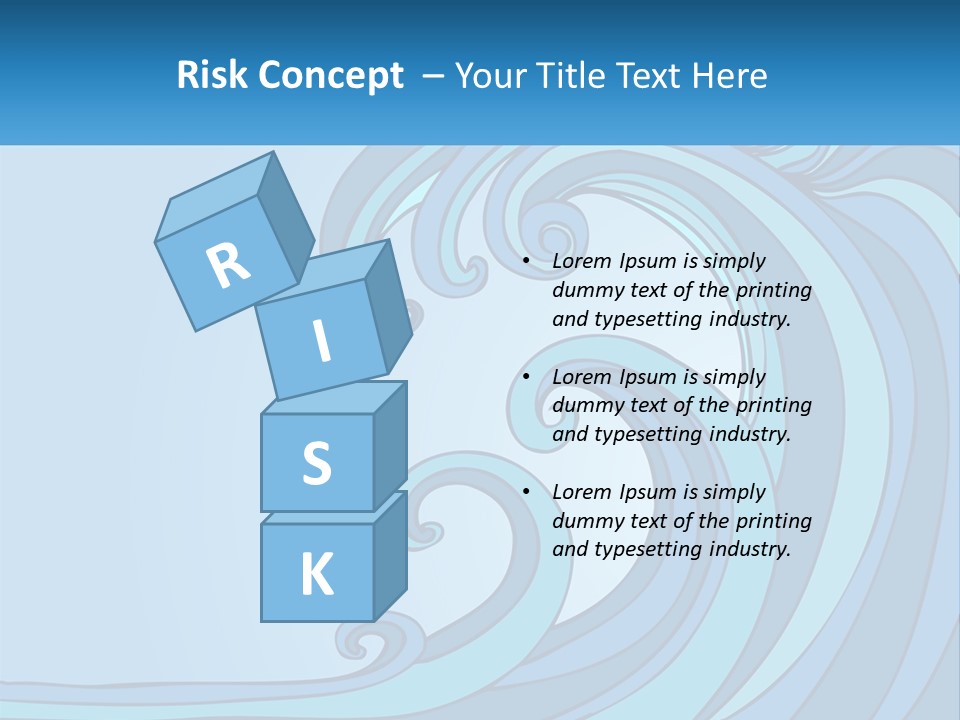 Illustration Tidal Giant PowerPoint Template