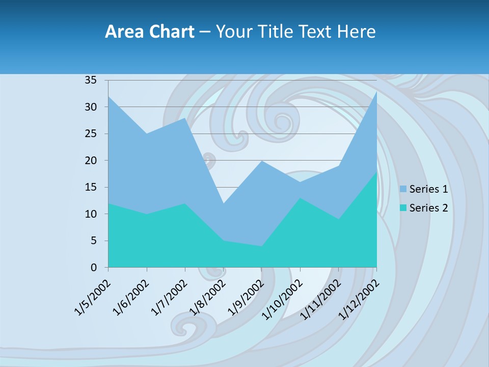 Illustration Tidal Giant PowerPoint Template