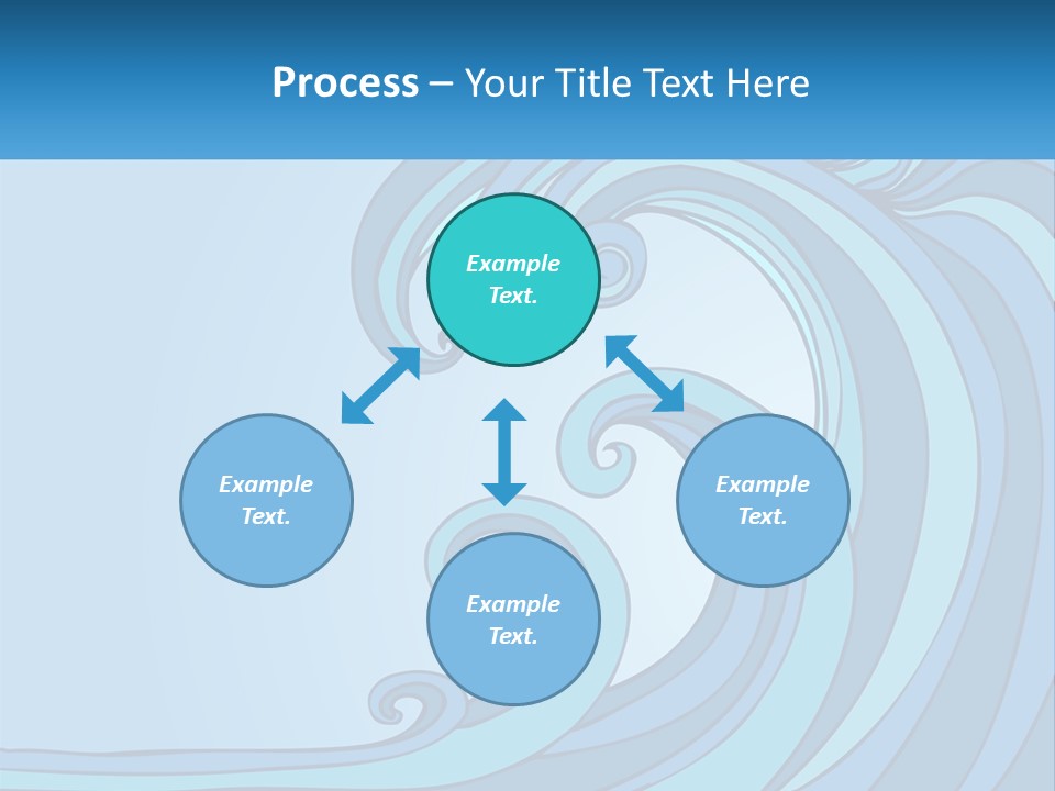 Illustration Tidal Giant PowerPoint Template