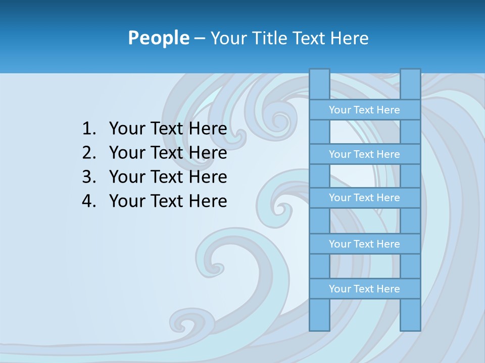Illustration Tidal Giant PowerPoint Template