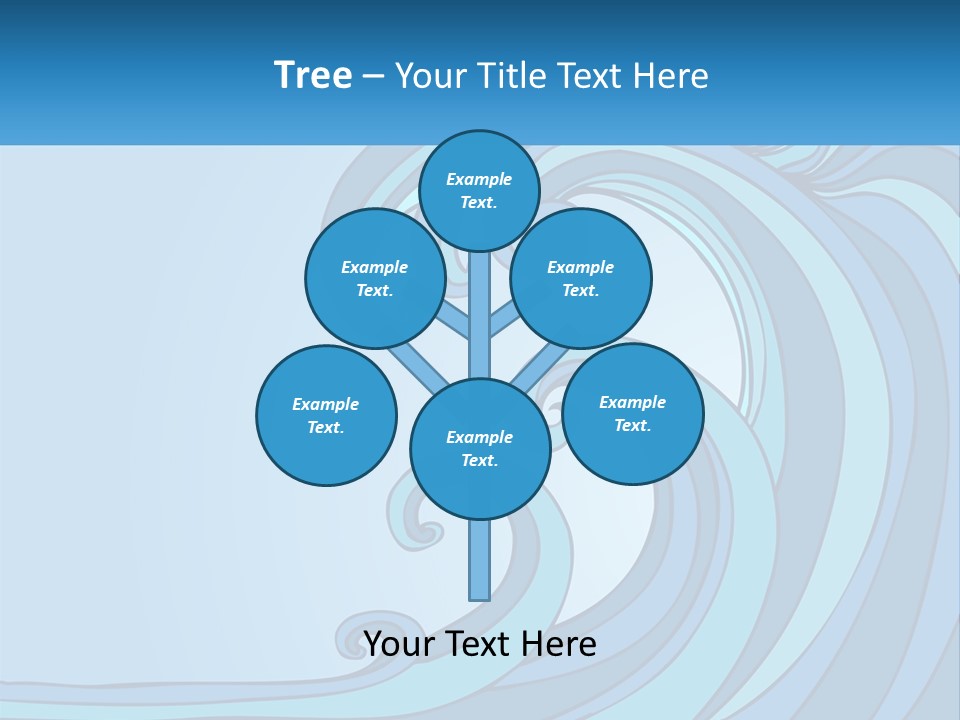 Illustration Tidal Giant PowerPoint Template