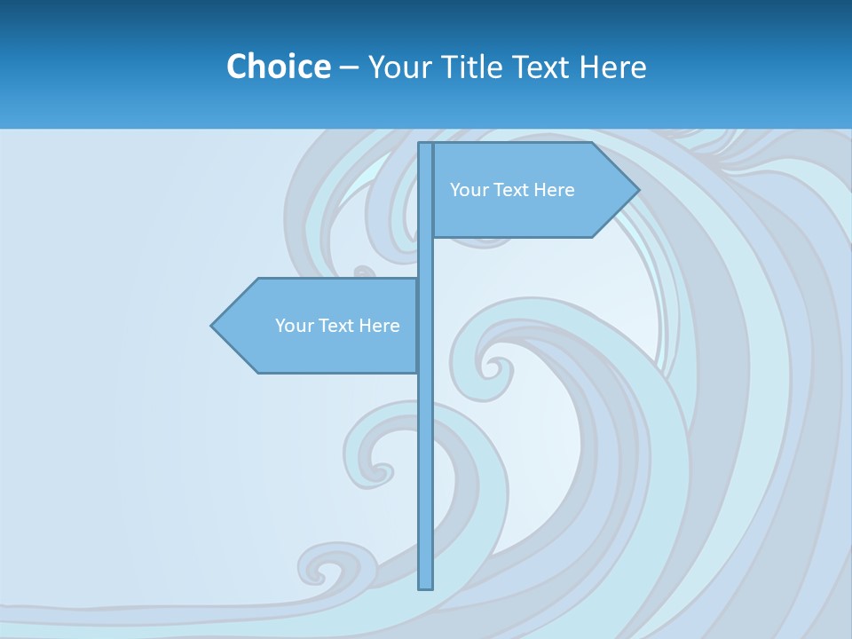Illustration Tidal Giant PowerPoint Template