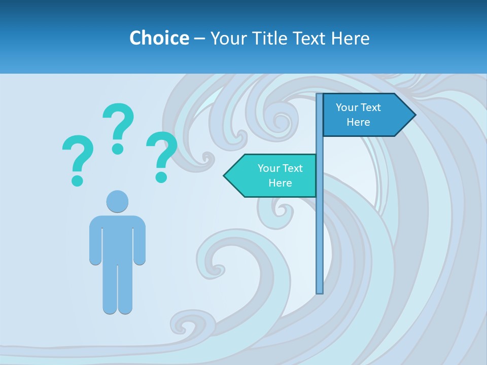 Illustration Tidal Giant PowerPoint Template