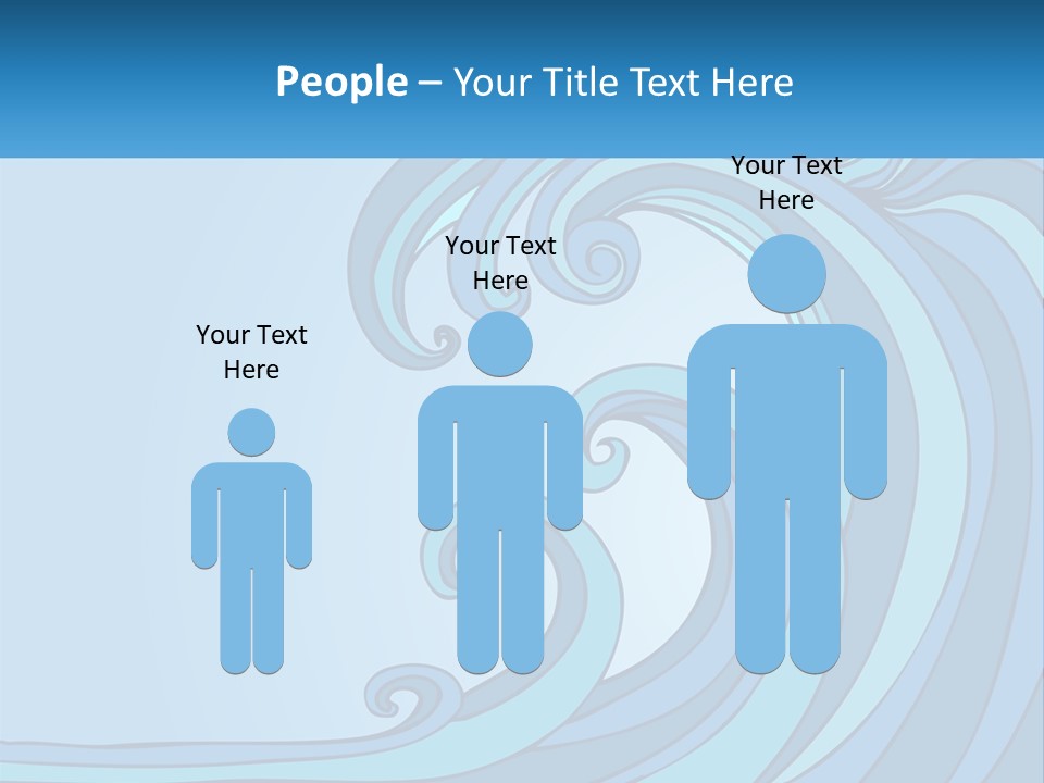 Illustration Tidal Giant PowerPoint Template