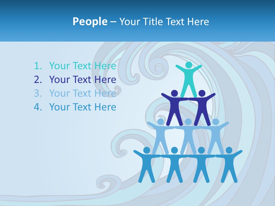 Illustration Tidal Giant PowerPoint Template