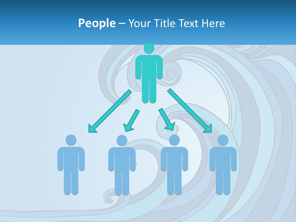 Illustration Tidal Giant PowerPoint Template