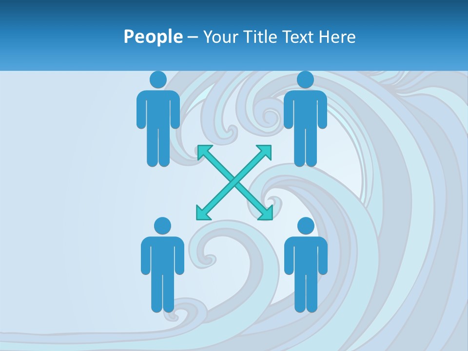 Illustration Tidal Giant PowerPoint Template