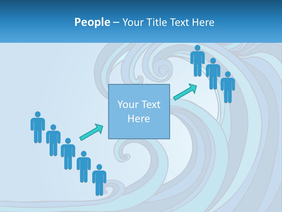 Illustration Tidal Giant PowerPoint Template