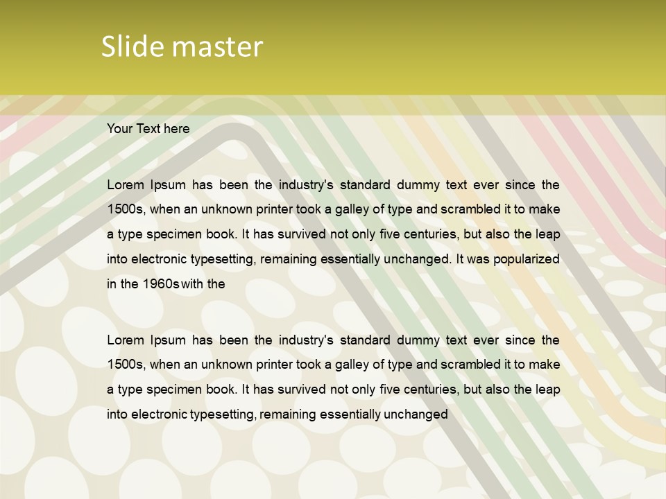 Obsolete Design Template PowerPoint Template