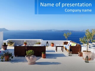 House Table Chair PowerPoint Template