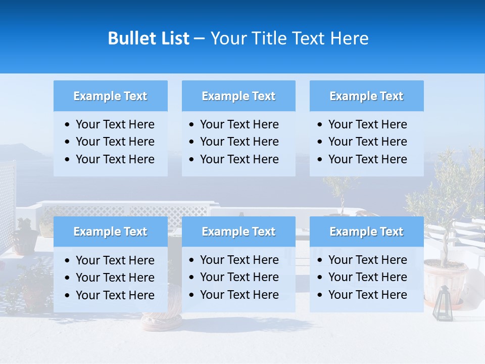 House Table Chair PowerPoint Template