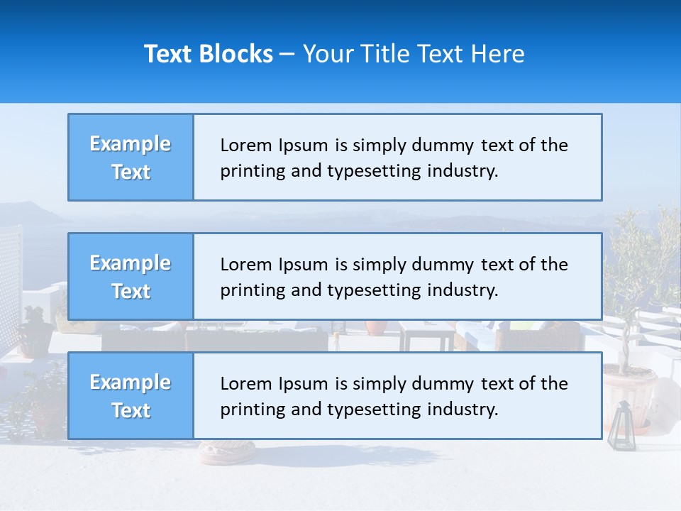 House Table Chair PowerPoint Template