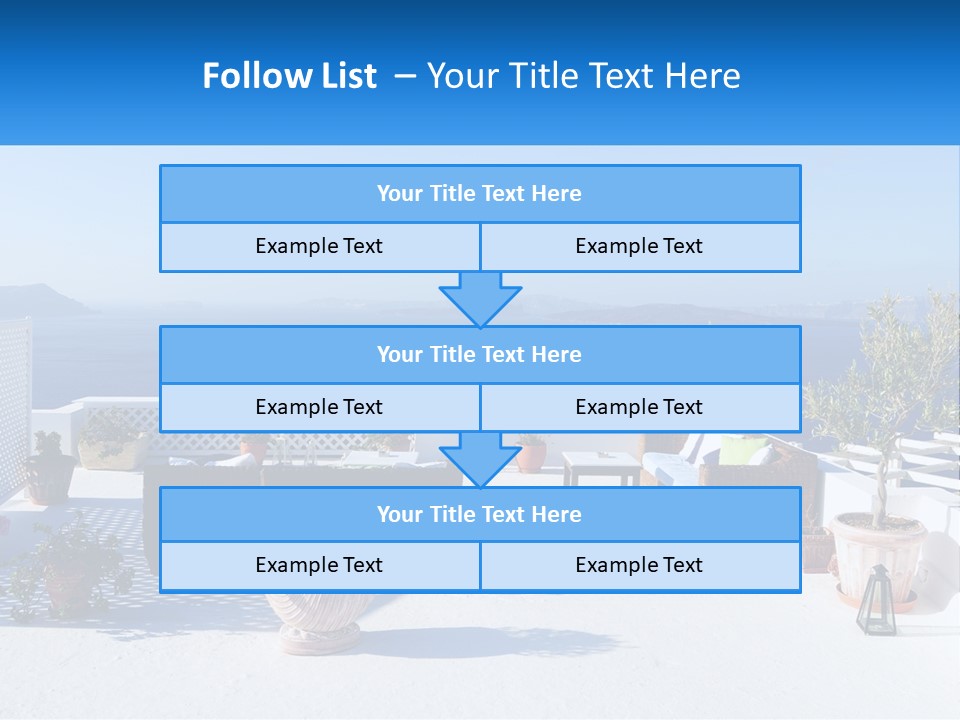 House Table Chair PowerPoint Template