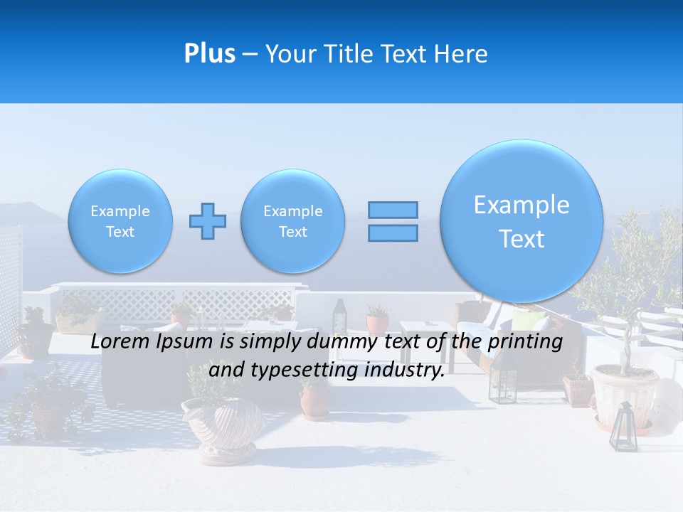 House Table Chair PowerPoint Template