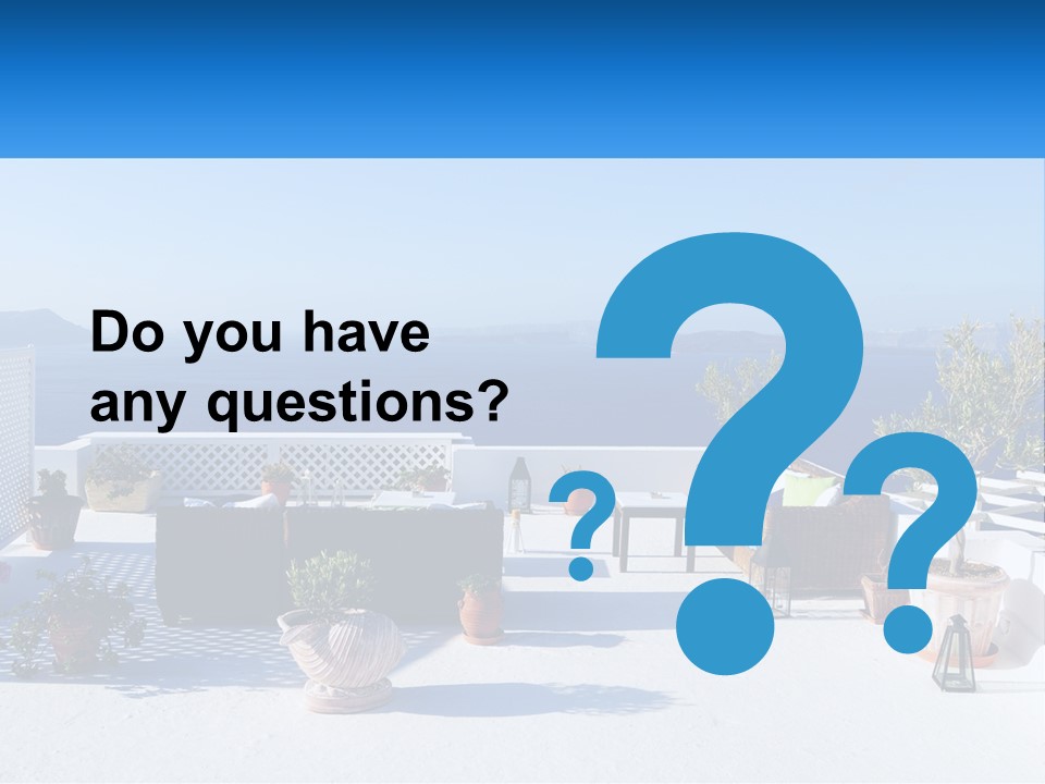 House Table Chair PowerPoint Template