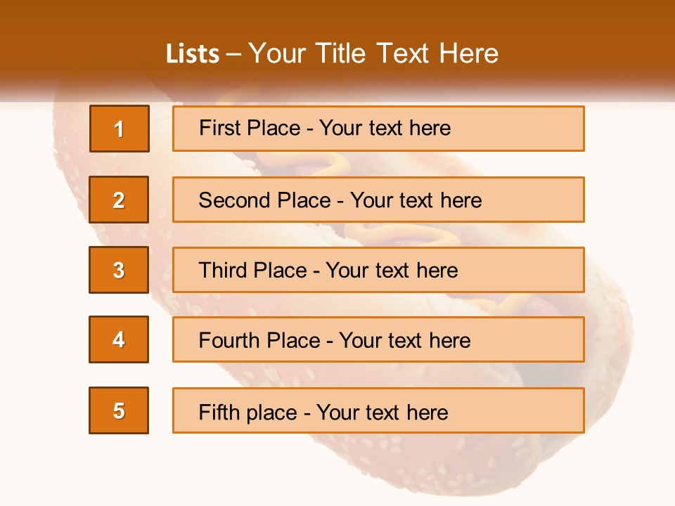 Summer Grilled Delicious PowerPoint Template
