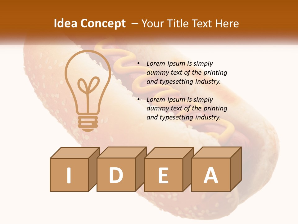 Summer Grilled Delicious PowerPoint Template