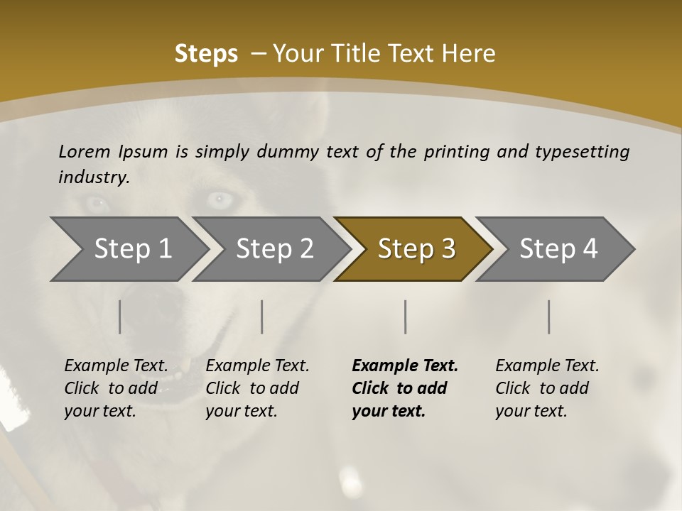 Performance Husky Fur PowerPoint Template