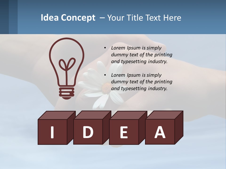 Two Care Join PowerPoint Template