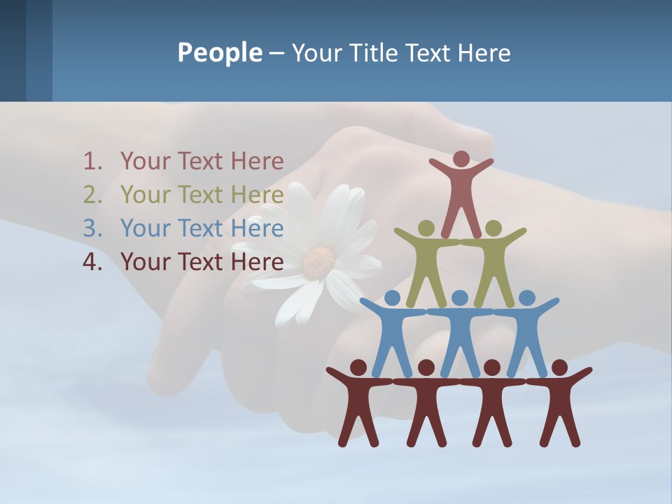 Two Care Join PowerPoint Template