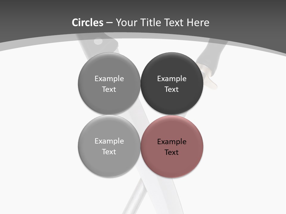 Silver White Black PowerPoint Template