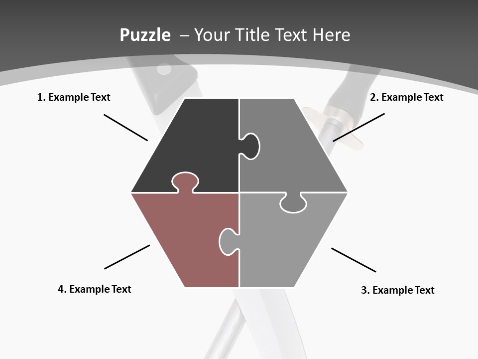 Silver White Black PowerPoint Template