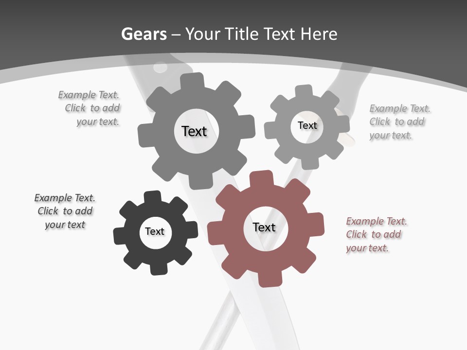 Silver White Black PowerPoint Template