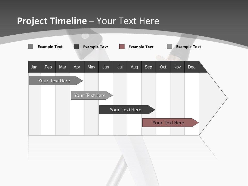 Silver White Black PowerPoint Template