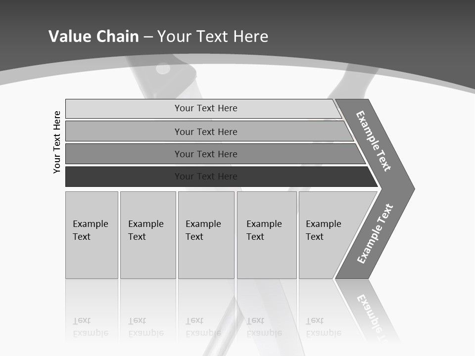 Silver White Black PowerPoint Template