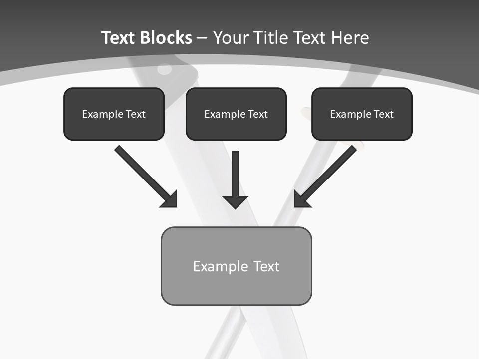 Silver White Black PowerPoint Template