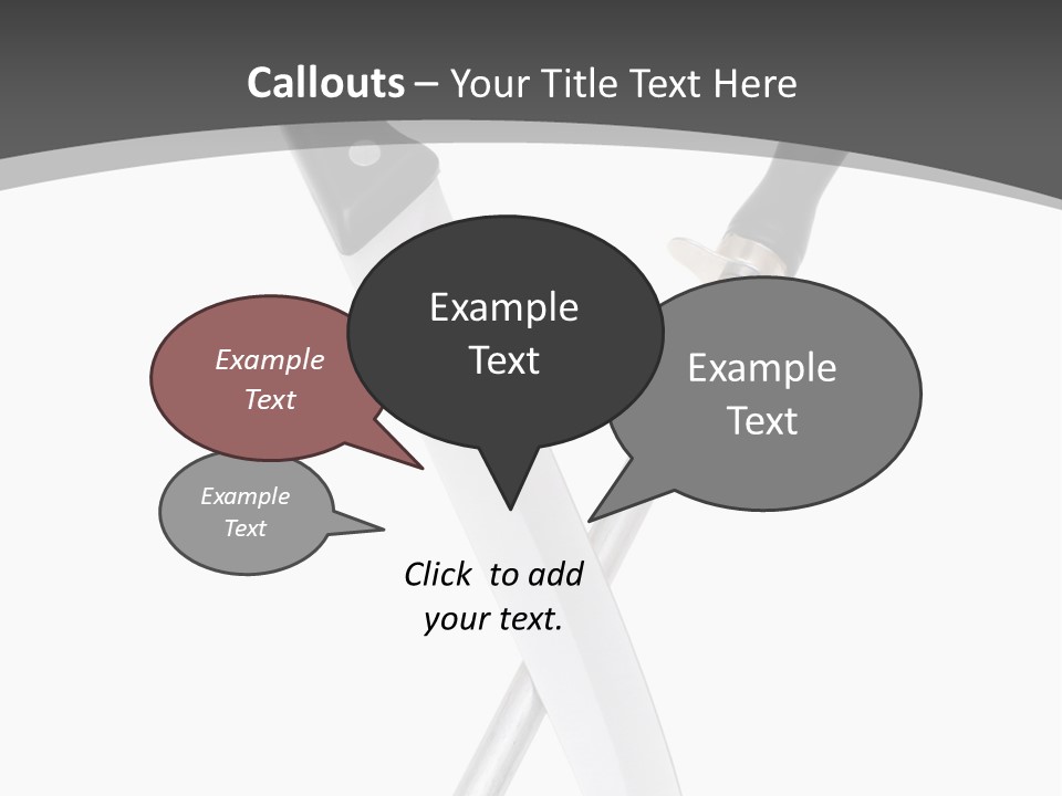 Silver White Black PowerPoint Template